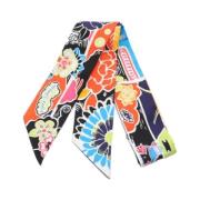 Pre-owned Silk scarves Hermès Vintage , Multicolor , Dames