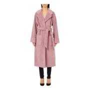 Navy Shuttle Coat Liu Jo , Pink , Dames