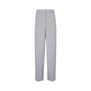 Chino Broek - Bevroren Kleur, Rechte Snit Liu Jo , Gray , Dames