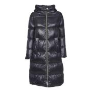 Zwarte Donsjas Stijlvolle Wintermode Herno , Black , Dames