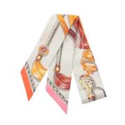 Pre-owned Silk scarves Hermès Vintage , Multicolor , Dames