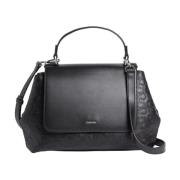 Zwarte Tote Tas met Handvat Calvin Klein , Black , Dames