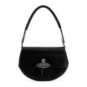 Sadie Schoudertas van Zwart Leer Vivienne Westwood , Black , Dames