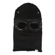 Fijne Merino Goggle Balaclava C.p. Company , Black , Heren