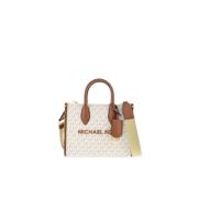 Vanilla Shoppingtas Mirella met Gouden Slot Michael Kors , White , Dam...