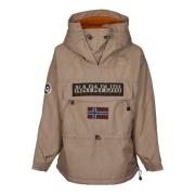 Navy Blauwe Skidoo Jas Napapijri , Beige , Heren