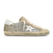 Super-Star Classic Witch List Sneakers Golden Goose , Gray , Dames