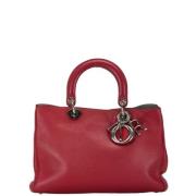 Pre-owned Leather dior-bags Dior Vintage , Red , Dames