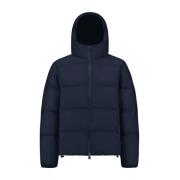 Impact Hooded Zip-Up Puffer Jacket Herno , Blue , Heren