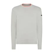 Slim Fit Katoenen Jersey in Lichtgrijs RRD , Gray , Heren