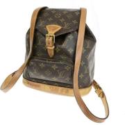 Pre-owned Canvas backpacks Louis Vuitton Vintage , Brown , Dames