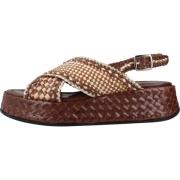 Moderne Maui Platte Sandalen Pons Quintana , Brown , Dames