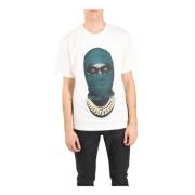 Katoenen T-shirt met Frontprint IH NOM UH NIT , White , Heren