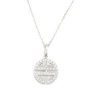 Pre-owned White Gold necklaces Cartier Vintage , Gray , Dames