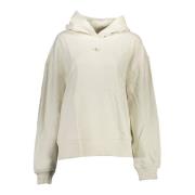 Witte hoodie met centrale zak Calvin Klein , White , Dames