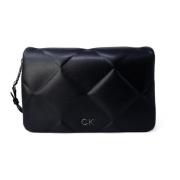 Gewatteerde Schoudertas Calvin Klein , Black , Dames