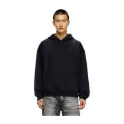 Stijlvolle hoodies voor mannen en vrouwen Diesel , Black , Heren