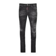 Zwarte Jeans Aw23 Herenmode Dsquared2 , Black , Heren