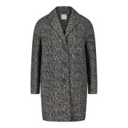 Lange jas met reverskraag Betty & Co , Gray , Dames