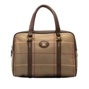 Pre-owned Fabric handbags Burberry Vintage , Brown , Dames