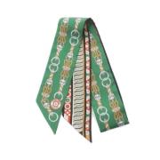 Pre-owned Silk scarves Hermès Vintage , Multicolor , Dames