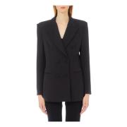 Dubbelrijige blazer jas Liu Jo , Black , Dames