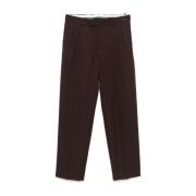 Bruine Broek Stijlvolle Casual Kleding Drole de Monsieur , Brown , Her...