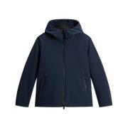 Blauwe Pacific Softshell Jas Woolrich , Blue , Heren