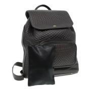 Pre-owned Leather backpacks Bally Pre-owned , Black , Dames