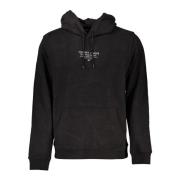 Zwarte hoodie met logoprint Tommy Hilfiger , Black , Heren