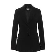 Klassieke Blazer met Schoudervullingen Riani , Black , Dames