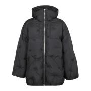 Tech Puffer Jas Ganni , Black , Dames