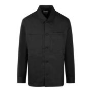 Casual katoenen jersey overshirt Fw24 Maison Kitsuné , Black , Heren