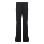 Wollen Bootcut Broek Fw24 Nine In The Morning , Black , Dames