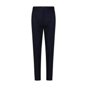 Wollen broek met elegante details Windsor , Blue , Dames