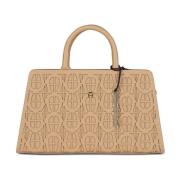 Stijlvolle Cut Stretch Handtas Aigner , Beige , Dames