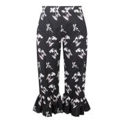 Zwarte bloemenbroek Giuseppe Di Morabito , Black , Dames