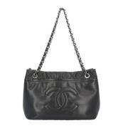 Pre-owned Leather chanel-bags Chanel Vintage , Brown , Dames