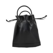 Zwarte bucket bag met trekkoordsluiting Comme des Garçons , Black , Da...