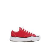 Rode canvas lage sneakers Mihara Yasuhiro , Red , Dames