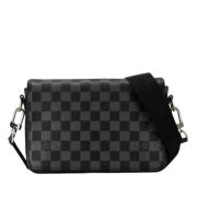 Pre-owned Canvas louis-vuitton-bags Louis Vuitton Vintage , Black , Da...