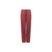 Rode elegante op maat gemaakte broek voor vrouwen Lardini , Red , Dame...