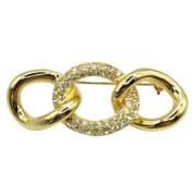 Pre-owned Metal dior-jewelry Dior Vintage , Yellow , Dames