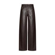 Nep lederen broek voor elke gelegenheid Rag & Bone , Brown , Dames