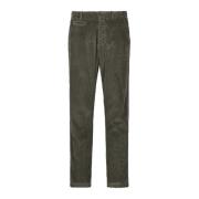 Corduroy Broek Rechte Pasvorm Casual Stijl Hannes Roether , Green , He...