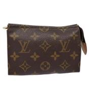 Pre-owned Canvas pouches Louis Vuitton Vintage , Brown , Dames