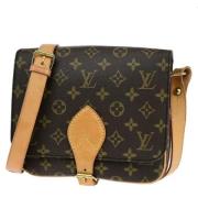 Pre-owned Canvas louis-vuitton-bags Louis Vuitton Vintage , Brown , Da...