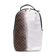 Koffiebruine Faux Leren Rugzak Sprayground , Brown , Heren