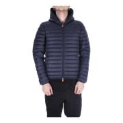 Down Jackets Save The Duck , Blue , Heren