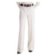 Ivory Casual Broek Incotex , Beige , Dames